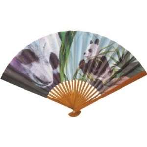  Panda Paper Fan (Wooden Handle) Toys & Games