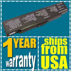 NEW Laptop Battery for Sony Vaio VGN FS570 pcg 6j2l  