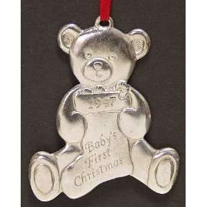  Reed & Barton Babys First Christmas Silverplate with Box 