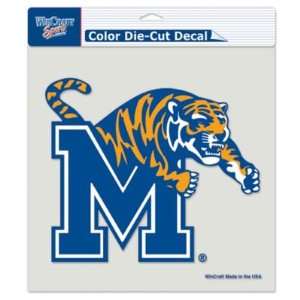 Memphis Tigers 8x8 Die Cut Decal 
