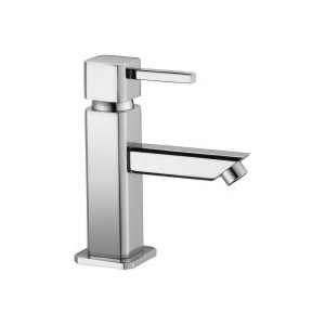   Single Hole petite Mixing Faucet without Pop Up Waste 20001 TC WHITE