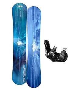Fiberglass Snowboard w/ Slide In Bindings  