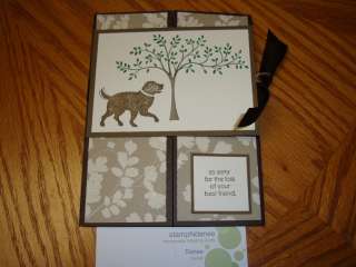 STAMPIN UP D IS FOR DOG SYMPATHY CARD BY DANEE  