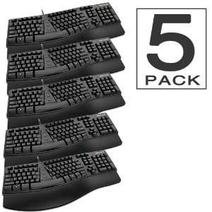  Microsoft Natural Keyboard Elite A11 00348  5 Pack Black 