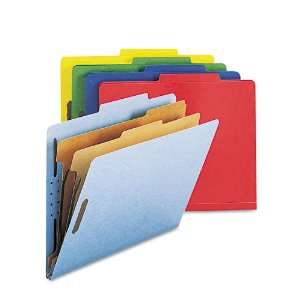  Smead  Pressboard Classification Folders, Letter, 6 Section 