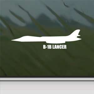  B 1B LANCER White Sticker Military Soldier Laptop Vinyl 