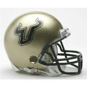 South Florida Bulls Miniature Replica NCAA Helmet w/Z2B Mask  