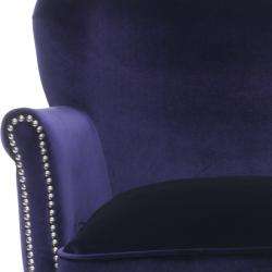 Posh Royal Blue Arm Chair  
