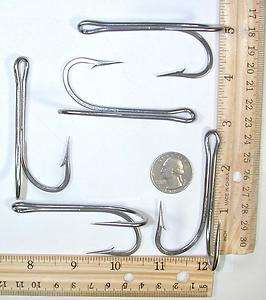 10 7897 Stainless Steel double prong hooks ideal for tuna lures  