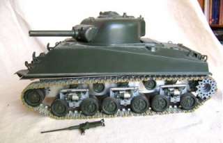 TAMIYA 1/16 M4 Sherman tank 105mm howitzer RC 1974 VINTAGE remote 