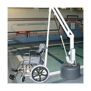  Wheelchair Option with Chair for Revolution Pool Lift   Wheelchair 