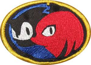 Sonic the Hedgehog & Knuckles Embroidered Patch Sega  