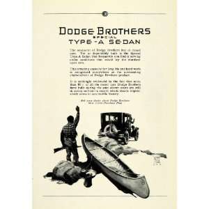  1925 Ad Dodge Brothers Special Type A Sedan Automobile 