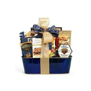   Gift Basket   Chocolates, Cookies, Crackers, Nuts and Cheese Spread