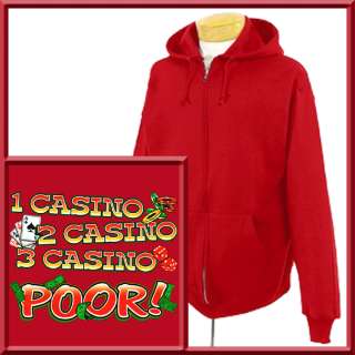 Casino   Poor Gambling Poker SWEATSHIRT S XL,2X,3X,4X  