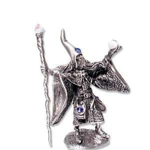    Rawcliffe Pewter Oracle of Prophecy Wizard Figurine