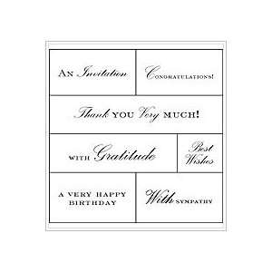  Stamp Set   Salutations