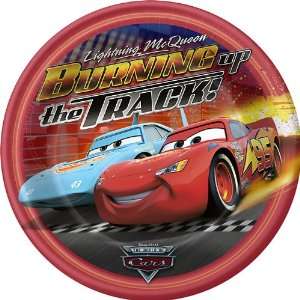  Disneys World of Cars Dinner Plates Package of 8 Toys 