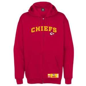  Kansas City Chiefs Classic Heavyweight Full Zip Hooded Fleece 