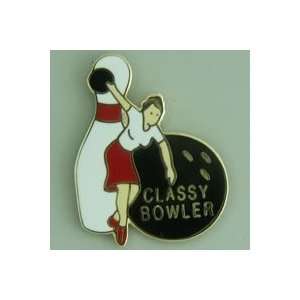  Classy Bowler Lapel Pin