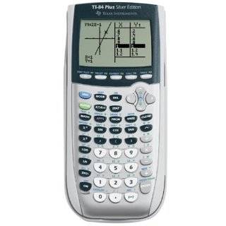  Texas Instruments TI 84 Plus Silver Edition Graphing Calculator 
