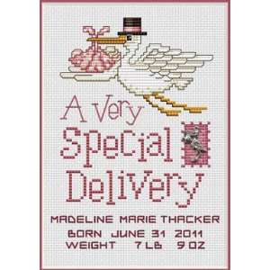   Delivery (w/charm)   Cross Stitch Pattern Arts, Crafts & Sewing