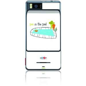   Skin for DROID X   Pea in the Pool Cell Phones & Accessories