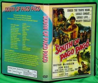 SOUTH OF PAGO PAGO   DVD   Frances Farmer, Jon Hall  