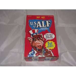  Of Alf Super Stickers Vintage (1987) Full Box 48 Packs Toys & Games