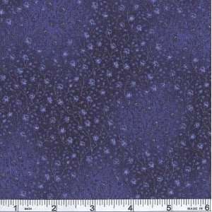  Fusions Floral Navy Blue Fabric By The Yard Arts, Crafts 