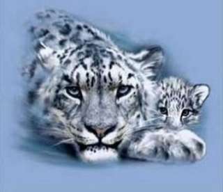 NEW Designer Inspired Asymmetrical Strapless Chiffon Snow Leopard 