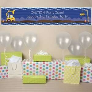  Construction Truck   Personalized Birthday Party Banner 