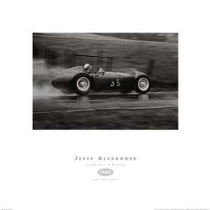  Jesse Alexander   Grand Prix of Belgium, 1955 Size 26 x 26 