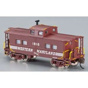   16853 N Scale Northeast Steel Caboose Western Maryland Toys & Games
