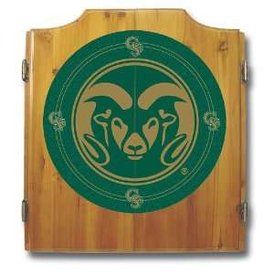  NEW Colorado State Univ. Dart Cabinet   ncludes Darts and 