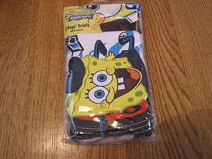 Spongebob Squarepants 3 pack boys briefs underwear 8 Nickelodeon 3 PK 