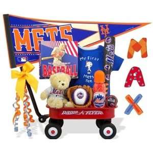    Personalized NY Mets Baseball Radio Flyer Baby Wagon Toys & Games