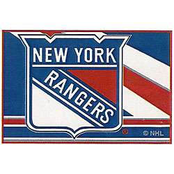 NHL New York Rangers Blue/ Red/ White Rug (16 x 24)  