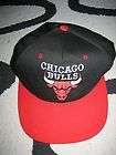 Vintage VTG 90s Chicago Bulls Snapback Hat Made by Twins Michael 