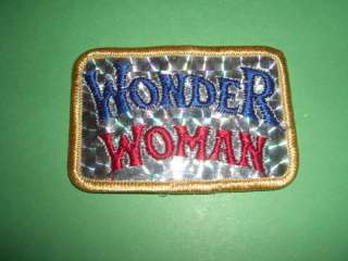 Vintage 1970s Prism Wonder Woman Patch  