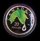 2008 canada $ 20 swarovski crystal raindrop 999 silver buy