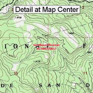   Map   San Miguel Mountain, New Mexico (Folded/Waterproof) Sports