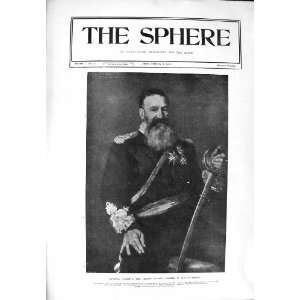   1900 PORTRAIT GENERAL JOUBERT LEADER SOUTH AFRICA WAR