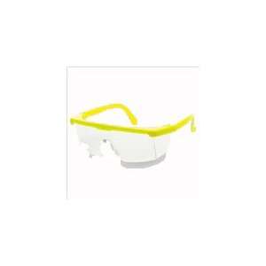 Liberty Glove Guardian Safety Glasses, Clear Lens, Yellow Frame, Ea 