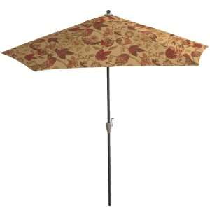  Arden Outdoor 9 Dearden Floral Patio Umbrella W525690A 