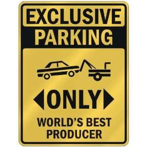   WORLDS BEST PRODUCER  PARKING SIGN OCCUPATIONS