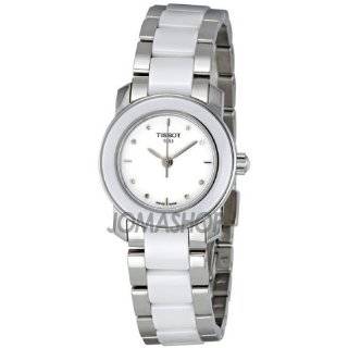  Tissot Womens T0642102201100 Cera White Dial Ceramic 