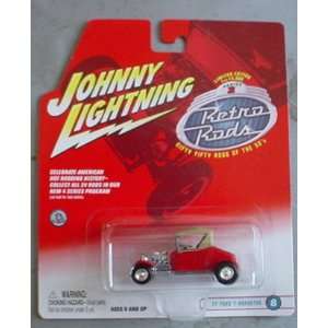   Johnny Lightning Retro Rods 27 Ford T Roadster RED #8 Toys & Games