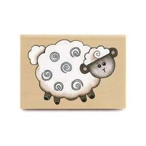  Lullaby Lamb Wood Mounted Rubber Stamp