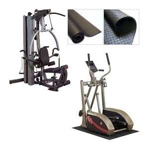  Body Solid Fusion Home Gym and Elliptical Package Sports 